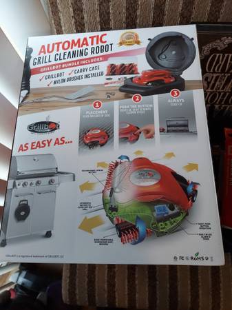 Automatic grill cleaning robot 1