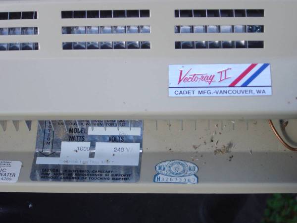 Baseboard heater 1