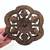 Collection of Vintage Carved Wooden Trivets in Various Sizes & Designs 8 thumbnail
