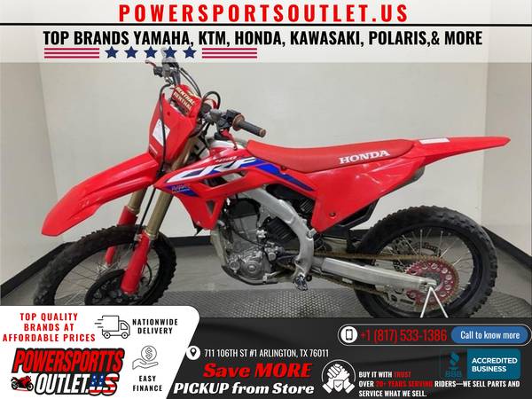 🏍️ 2024 Honda CRF450R – 449cc Race-Ready Motocross Dirt Bike!🔥