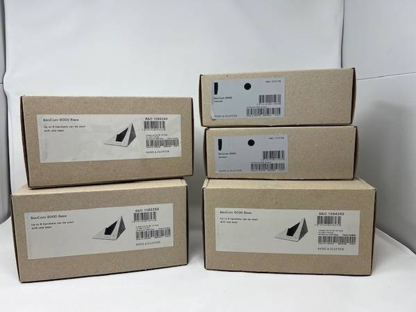 Bang & Olufsen BeoCom 6000 Cordless Phones – 3 Bases & 2 Handsets 1