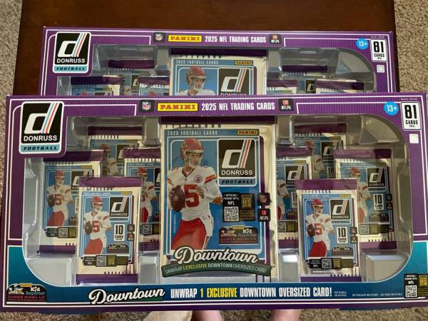 2 Bundle 2025 Panini Donruss NFL Costco 1