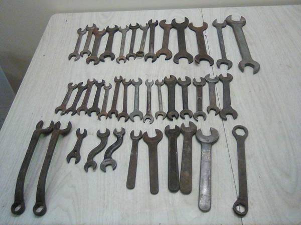 wrenches  old school USA made /craftsman / stanley 44 wrenches $40 1