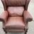 Bradington Young  Leather Chippendale Wingback Recliner Armchair Reclining Chair 5 thumbnail