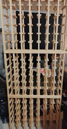 Solid Mahogany 126 Bottle Wine Rack 1