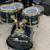 Stingray Fiberglass drumset 1995 - Green lacquer gold hardware 1 thumbnail