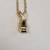 14KT Yellow gold Amethyst Pendant Emerald-Cut on a Rope Chain 4 thumbnail