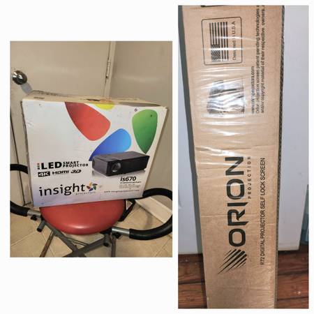 Projector and Screen (NEW) 1