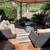Costco outdoor patio set, 2 chairs and couch 3 thumbnail