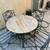Outdoor Patio Wrought Iron Table w/ Granite Top and 4 Chairs $350 0B0 1 thumbnail