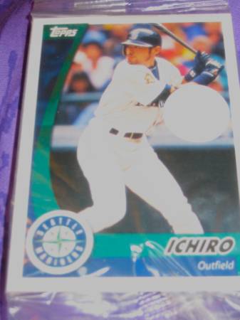 Topps 2002 Ichiro Baseball Card 1