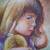 GIRL CHILD TOY BEAUTIFUL OIL PAINTING JUAN LOPETEGUI LISTED SIGNED 4 thumbnail