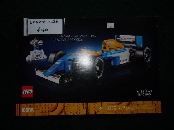 LEGO: Williams Racing Set #10353 --New in Box-Half Price-- 1