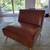 Huxley Mid Century Armless Leather Chair 1 thumbnail