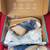 Bzees Reign Wedge Sandals in a blue textile material, size 10, NIB 1 thumbnail