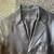 Men’s Vintage Medium Black All Leather Blazer Suit Coat Jacket 8 thumbnail