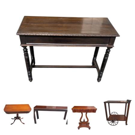Console tables / sofa tables / small dining fold open tables 1
