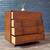 Mid-Century Modern 4-Drawer Geometric Highboy Dresser, c.1960’s 2 thumbnail