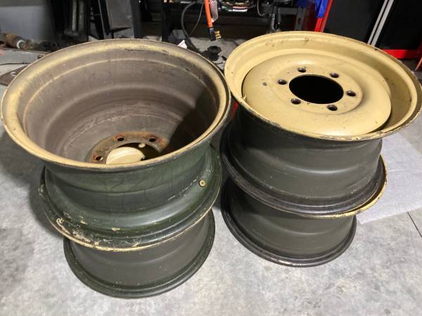 Unimog wheels 20" by 11" portal axle 4x4 1