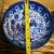 Royal Blue Turkish Ceramic Bowls - Set of 2 8 thumbnail
