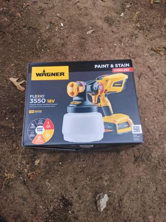 FLEXiO 3550 18V Cordless Handheld HVLP Paint and Stain Paint Sprayer 1