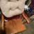 Wood Rocking Chair with New Cushions 5 thumbnail