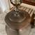Platypus 31" Pewter Table Lamp with Brass Harp and Finial 5 thumbnail