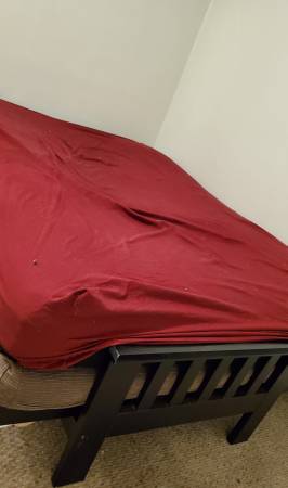 Futon and bed 1