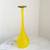 Yellow Blue Satin Italian Blown Glass Vase 2 thumbnail