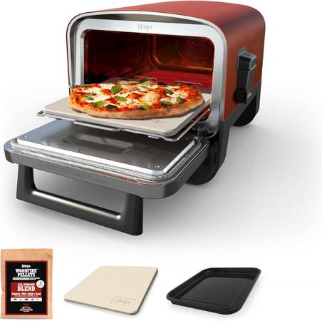 NINJA WOODFIRE PIZZA OVEN WITH 8 OTHER OVEN FUNCTIONS-BRAND NEW 1