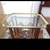 Vintage wood brass glass serving table, ends table 4 thumbnail