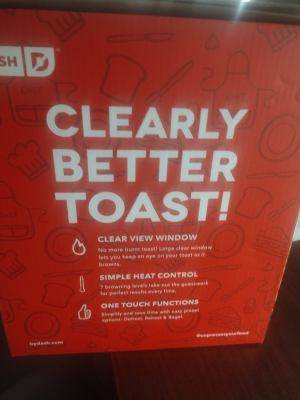 Dash clear view toaster long slices 7 level browning - $3063471081801857121
