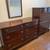 Vintage Huntley set. dresser with mirror tall chest  and 2 night stand 2 thumbnail