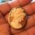 Real Cameo Stone in 18K yellow Gold Frame pendant and Brooch 1 thumbnail