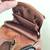 Cabela’s Tan Leather Western Shoulder Bag Purse Metal Cabela’s Tag 9 thumbnail