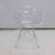 Clear Acrylic Bucket Chair With Armrests And Matching Eiffel Base 1 thumbnail