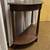 Half-Round Wood side table. Half moon accent table, plant stand. Free to ask, I  2 thumbnail