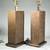 (2pc) Pair Tall Brown MCM Design Table Lamps 10 thumbnail
