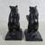 Cast Iron Vintage Heavy Black Bear Bookends Made in Japan 4 thumbnail