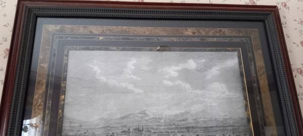 (Caída de precio) - Marco personalizado, Multi-Mats de Roma, IT, alrededor de 1700, detallado - $220 (NE Pensacola)62926962972289121