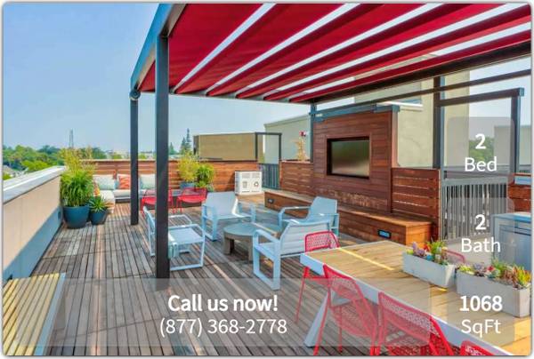 $2,765 / 2br - 1068ft2 - The prime location you've been waiting for! Beautiful 2 bed, 2 bath! (Sacramento)64043666622339122