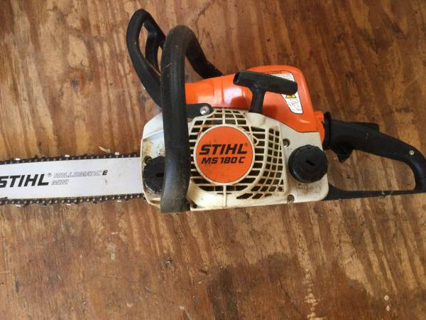 Stihl chainsaw ms180 1