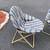 Round Foldable Saucer Chair Set of 2 Padded Moon Chair Outdoor Camping Folding P 3 thumbnail