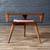 Mid-Century Modern Triangular Two-Tier Side Table w/ Bookshelf, c.1950 4 thumbnail