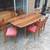 Mid Century Modern Solid Walnut Dining Table 1 thumbnail