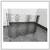 Wavy Sculpture Metal Grid Fireplace Screen 3 thumbnail