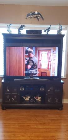 Entertainment Center & TV 1