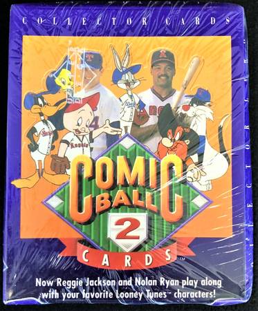 1991 Upper Deck Comic Ball 2 Factory Sealed Baseball Box (36 packs) 1