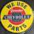 Genuine Chevrolet Parts Embossed Metal Sign (Brand New) 1 thumbnail