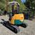 Komatsu PC28 Excavator - Hydraulic Thumb - Yanmar Diesel - 6K LB 7 thumbnail